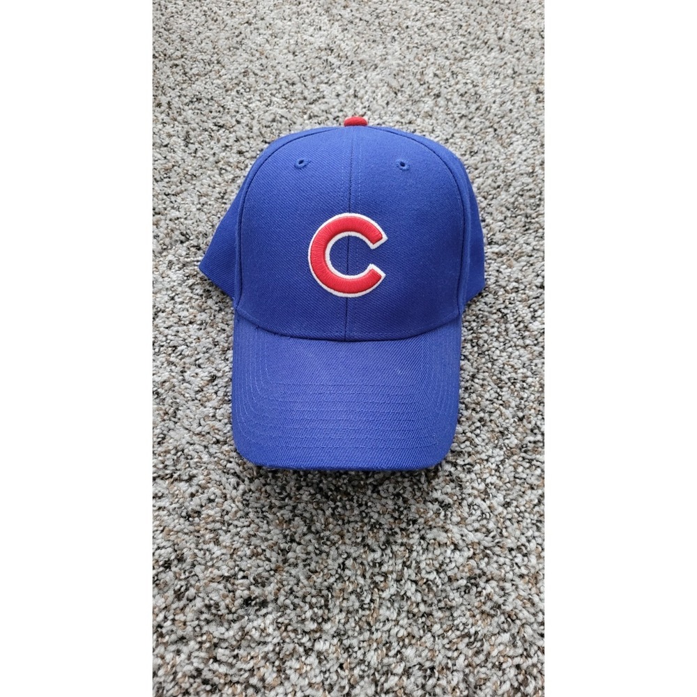Chicago Cubs Hat Cap Strap Back Mens MLB Baseball Blue‎ Twins Enterprise